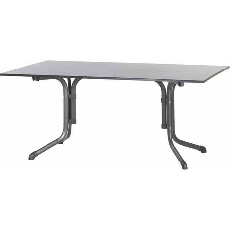 3180-55 Bouelvard-Klapptisch vivodur, 165x95 cm, eisengrau Stahlgestell (1/5)