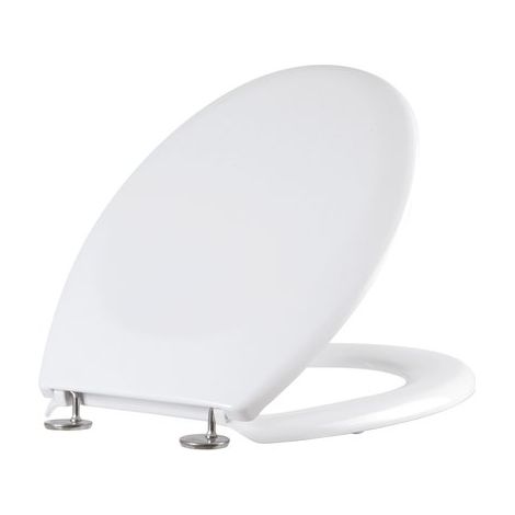 Abattant WC - Terra - Terra 300 - Blanc - Charnières inox - Entretien facile