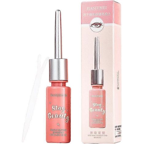 Colle pour faux cils à séchage rapide, invisible et longue tenue, résistante à l'eau. (1/5)