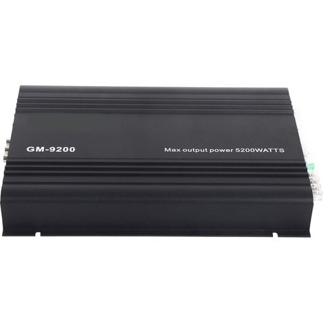 Amplificateur de puissance Audio 4x70W 4 canaux 12V en alliage d'aluminium noir Auto voiture Hifi ampli stéréo (1/5)