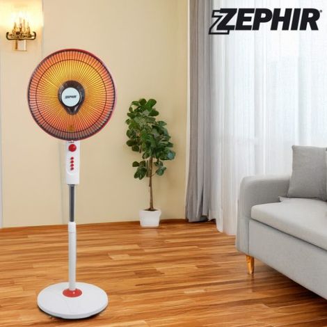 Radial Stufa Alogena Oscillante 1000W - Parabola Carbonio - 130 cm