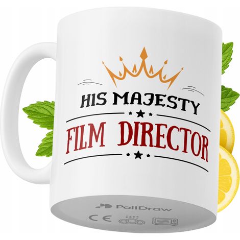 Mug humoristique pour réalisateur, avec texte amusant et design graphique. Idéal pour les anniversaires, les fêtes et les occasions spéciales. Mug premium pour la maison, le bureau et le travail. Blan (1/5)