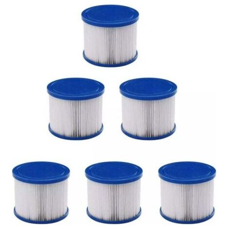 Cartouche filtrante Lot de 6 Cartouches filtrantes de Rechange Spa Gonflable