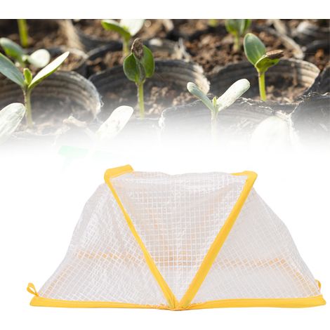 Couverture pour Jardin Surélevé - Protecteur Plantes avec Filet PVC Résistant, Kit Complet (4 Piquets), Facile à Utiliser et à Stocker, Pour Plantes et Fleurs (1/5)