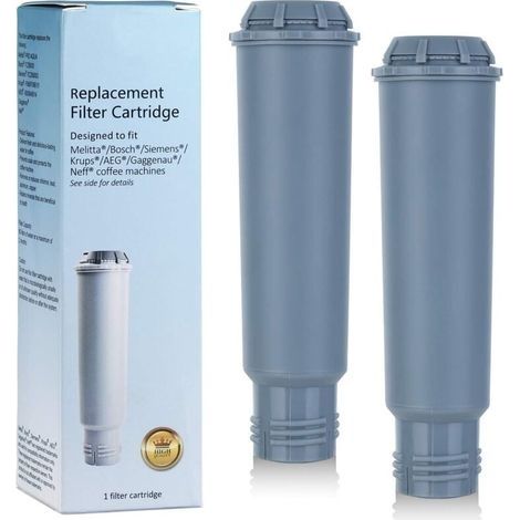 Lot de 2 cartouches filtrantes à eau pour machine à café Melitta/Krups Claris F088 F088 01/Siemens TCZ60003/AEG/Neff/Bosch TCZ6003 (1/4)