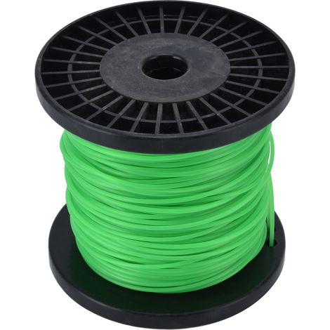 Fil de coupe rond 2,0 mm pour débroussailleuse Husqvarna, Ryobi, Echo, Stihl – Bobine verte 100 mètres (1/5)