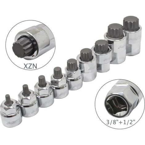 Llaves y dados asta xzn perfil bajo alto rendimiento (1/3)
