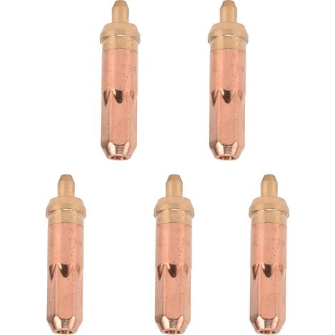 5 Buses de Soudure Oxyacétylène 2 en Laiton Cuivre, Embouts de Chalumeau Propane Haute Précision, Lot de 5 (1/5)