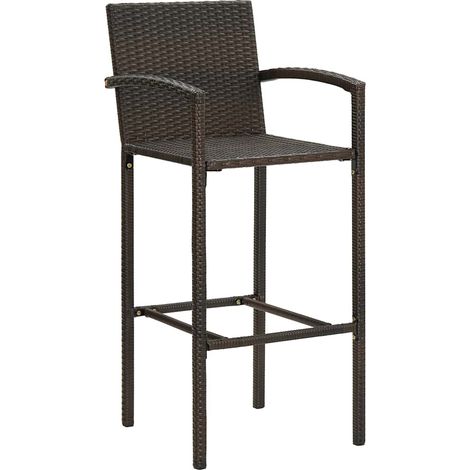Maison Exclusive - Taburetes de cocina 4 unidades ratán sintético (1/5)