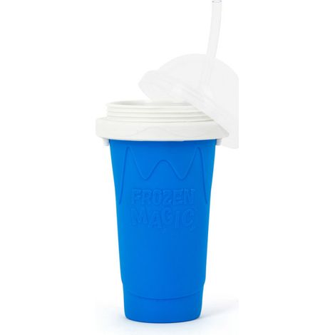 Tasse à smoothies écologique à double paroi en silicone pour granités et crèmes glacées à la maison (1/5)