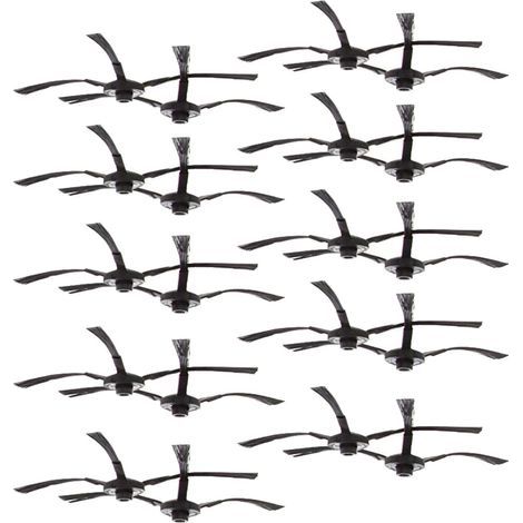 Lot de 20 brosses latérales pour Amibot Spirit Ice (10 paires)