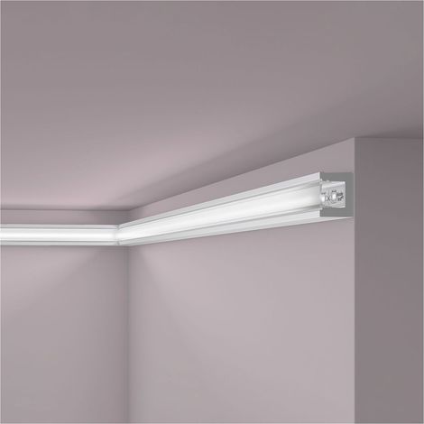 NMC IL12-box WALLSTYL Noel Marquet 1 carton 30 pièces Corniche Éclairage indirect design moderne gris 60 m