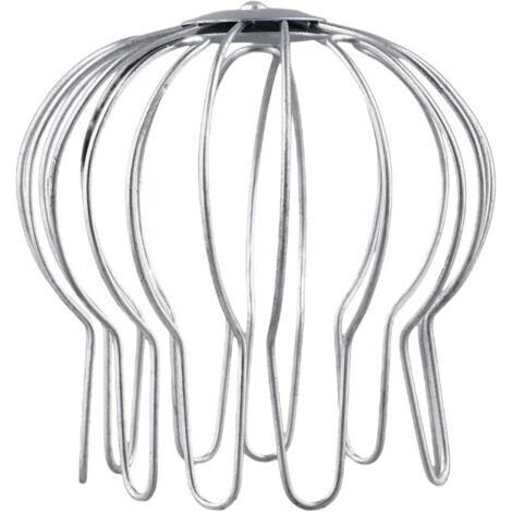 Protection de gouttière pour bouchon de tuyau de pluie, drain de toit et de sol, couvercle de drainage de balcon, accessoire de gouttière en acier inoxydable, installation sans outils