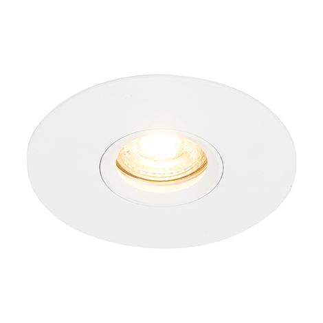 QAZQA Moderno Foco empotrable inteligente blanco con Wifi GU10 50mm - Buco Aluminio Redonda Adecuado para LED Max. 1 x 4.7 Watt