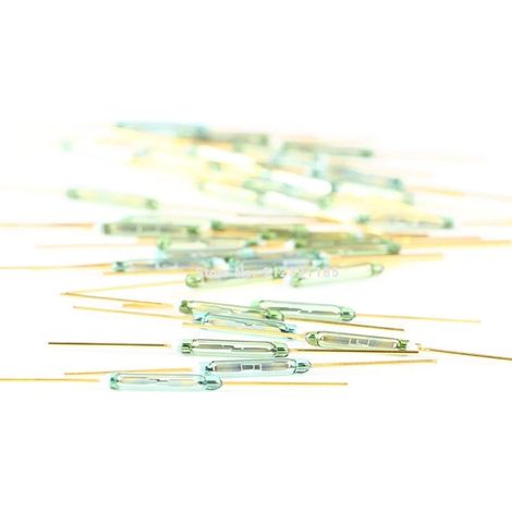 Interrupteur Reed Interrupteur Magnétique (2mm 14mm) Normalement Ouvert (N/O) Contact Reed,Interrupteur Reed Contact Reed en Verre Interrupteur Reed Normalement Ouvert,Reedkontakt,10 PCS (1/5)