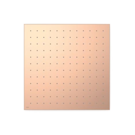 Pommeau de douche encastré au plafond Or Rose Mat 24K - TRES 13495101OPM