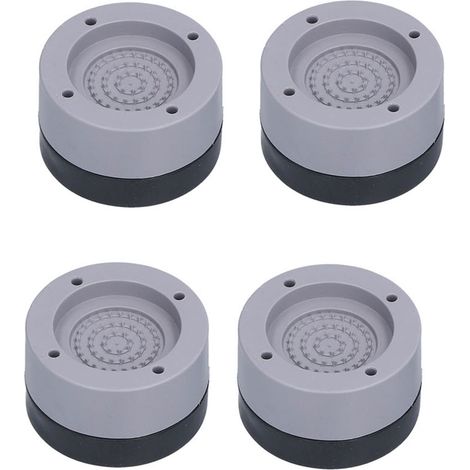 Lot de 4 patins anti-vibration lave-linge, supports antidérapants pour électroménager et meubles (1/5)