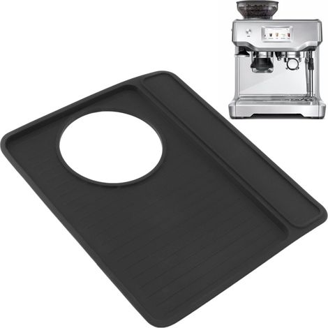 Alfombrilla antideslizante de silicona para la cafetera Breville 870 (negra) (1/5)