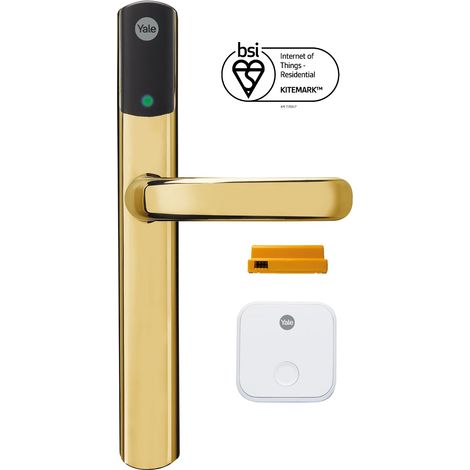 Serrure de Porte Intelligente – Accès à Distance Depuis n'importe où, n'importe Quand, Aucune clé nécessaire, Laiton (1/5)