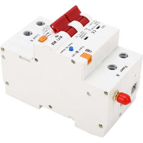 Intelligenter WiFi-Leistungsschalter für DIN-Schienenmontage, AC230V, mit Fernbedienung, 2P/63A, für den Einsatz im Smart Home über die Ewelink-App. (1/5)