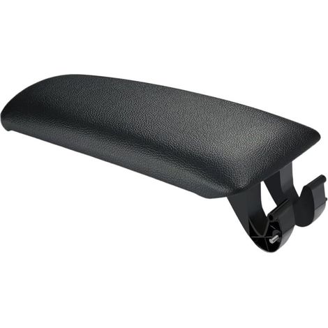 Housse d'accoudoir compatible avec Audi A4 B6 B7 2000-2008 en cuir PU (noir) (1/5)