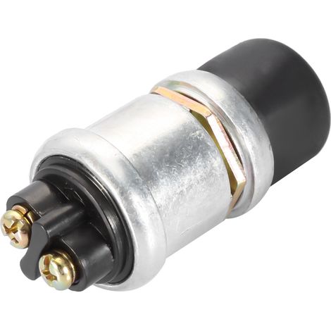 Interrupteur universel étanche 2 broches 12 V 20 A pour voiture, bateau, vélo, klaxon, démarrage moteur, robuste (1/5)