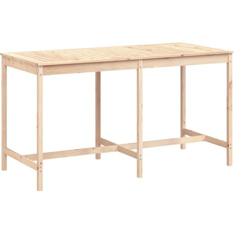 Maison Exclusive - Gartentisch 203,5x90x110 cm Massivholz Kiefer