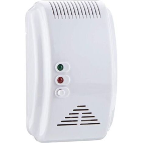 Détecteur de gaz, gaz naturel, détecteur de fuites de gaz, détecteur de gaz butane-méthane-propane, alarme lumineuse clignotante, alarme de gaz à brancher pour la cuisine - 1 unité FLITI