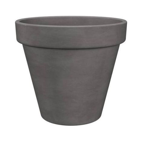 Maceta de cerámica gris volcánica de 11 cm.