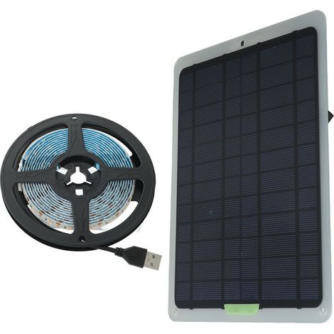 20-W-LED-Pflanzenlichtleiste, wasserdicht (IP65), mit Akku und Schutzbox für Gewächshäuser, 3 m (9,8 Fuß) (1/5)