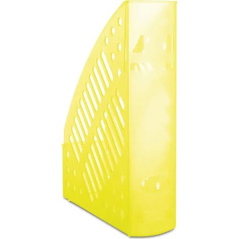 CAJA TRANSPARENTE PARA DOCUMENTOS AMARILLA 70X320X240MM 5661
