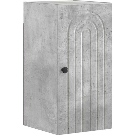 vidaXL Armadio da bagno a muro ALKMAAR Grigio Cemento 30 x 31 x 59 cm (1/5)
