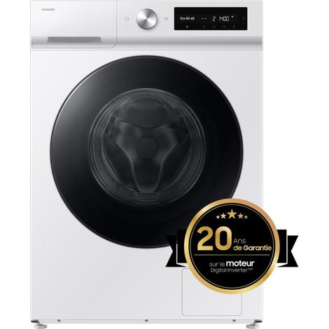 Samsung Lavatrice BESPOKE AI&x2122 9Kg WW90DB7U34GWU3. Tipo di carica: Caricamento frontale. Capacità cestello: 9 kg, Classe di efficienza della centrifuga: B, Silenziosi... - SAMSUNG WW90DB7U34GWU3 (1/7)