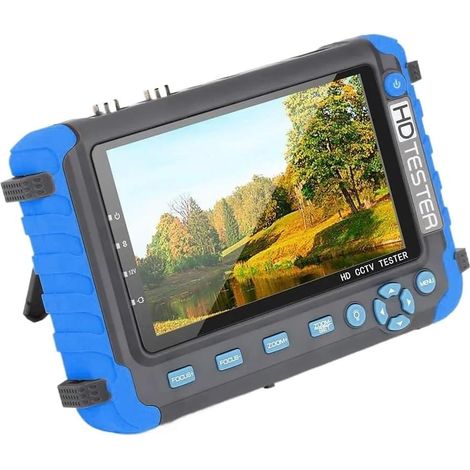 Testeur de vidéosurveillance 8MP 4K, caméra de sécurité, Moniteur LCD TFT 5 Pouces for 4 en 1 TVI AHD CVI, testeur de caméra de sécurité analogique, Test vidéo(CCTV Tester IV8W)