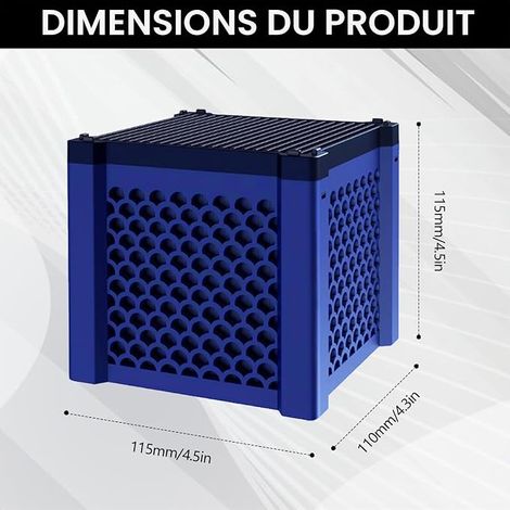 Water Purifier Cubes for Horse Drinker, Water Purifier Filter for Livestock, Activated Carbon Aquarium Filter Cube Water Purification for Aquarium Pond and Horses (1/4)