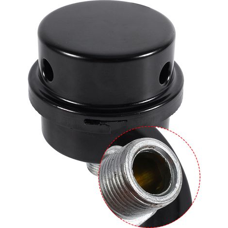 Luftfilter, kleine Luftpumpe, Luftkompressor, Eisengehäuse, Filterelement, Schalldämpfer, 3/8"-Feingewinde, 16 mm (1/5)