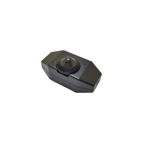 Variateur LED à intensité variable 220V – Interrupteur rotatif marche/arrêt – Compatible avec ampoules LED et incandescentes – Noir