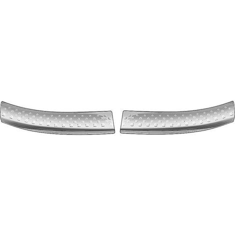 Bandes de protection de seuil de porte de coffre, de pare-chocs arrière et de protection de plaque de seuil pour Sienta 2022-2023, couleur argent. (1/5)