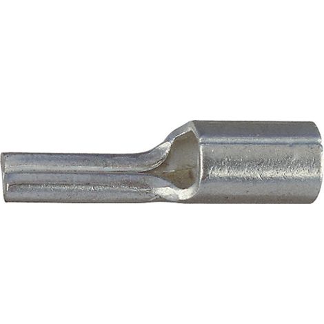 Cosse à embout Klauke ST1716 modèle plat 10 mm² non isolé métal 1 pc(s)