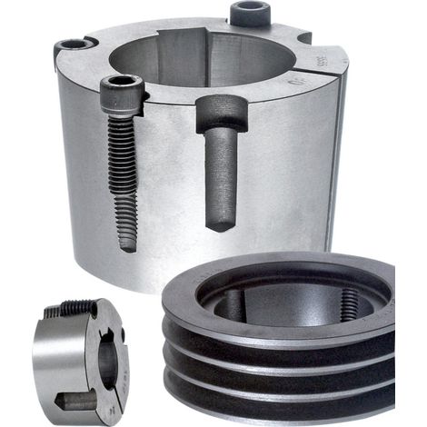 Taper-Spannbuchsen 1215/24, metrische Bohrung Nut DIN 6885 (1/2)