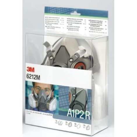Media mascara + filtro 3M A1P2R PACK6200