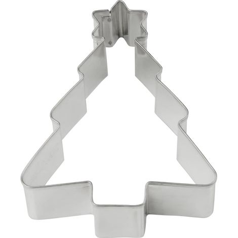 Zenker Ausstecher Tanne mit Stern 8,5 x 6 x 2 cm Ausstechform Plätzchenform (1/2)