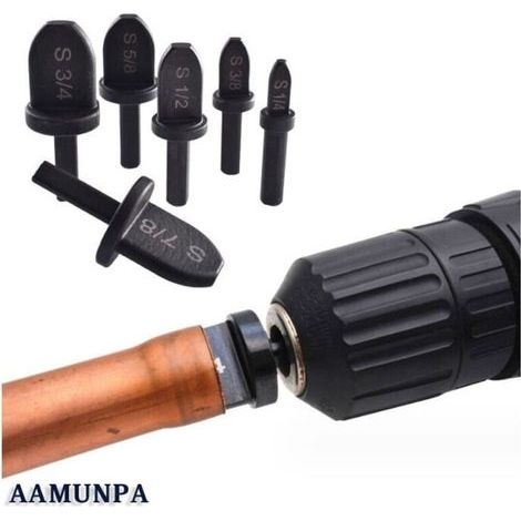 6 Pices Tube Expander Roulement, Dcoupe Tuyau Cuivre En Acier Hex Handle Air Conditioner Tuyau De Cuivre Outil D\'emboutissage Ensemble Multifonction Tuyau De Cuivre Tornade Outil (1/5)