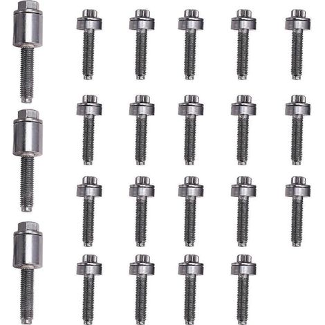 Kit de 22 vis de cache-culbuteurs en aluminium pour BMW E60, E61, E90, E91 et Z4 (réf. 11120409288) (1/5)