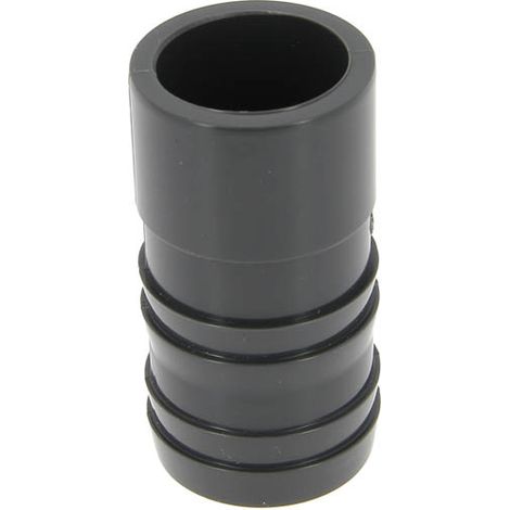 Nicoll – Embout cannelé à coller pression Ø40 – Raccord mâle-femelle PVC – Longueur 82 mm – Pression 16 bars – Compatible réseaux eau froide