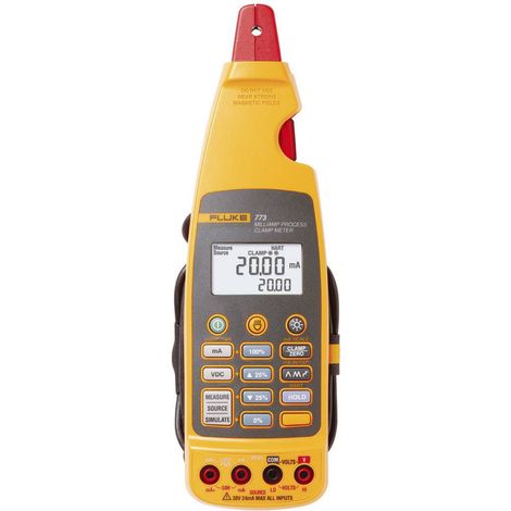 Pince ampèremétrique, Multimètre Fluke 773 numérique Process CAT II 300 V Affichage (nombre de points): 1200 (1/5)
