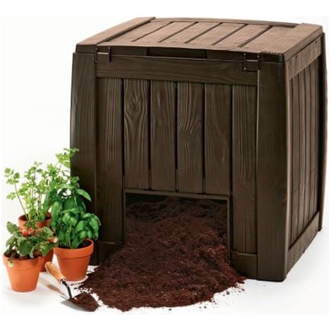 Keter Composteur Jardin Durable 340 litres bois