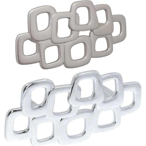 Maniglia per mobili in stile moderno linea Decor serie 51 - 64 Verniciato Nichel Satinato