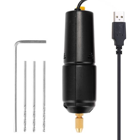 Z-U36 Mini Perceuse Électrique USB Epoxy Perle Plane Perforateur 5V Perceuse Électrique Petite Meuleuse Électrique