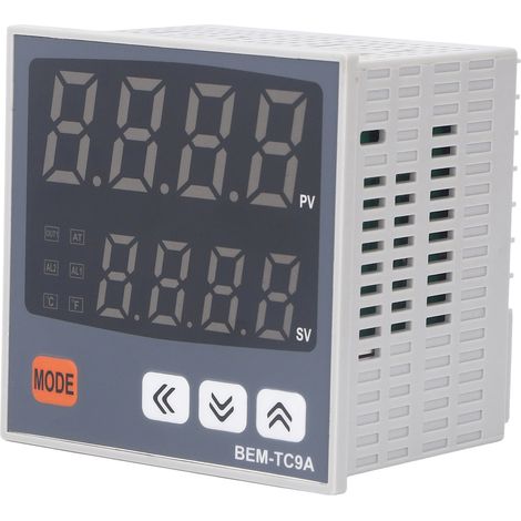 PID-Temperaturregler mit zwei Ausgängen, 96 x 96 mm, digitales intelligentes Thermostat, 100–240 V AC (1/5)